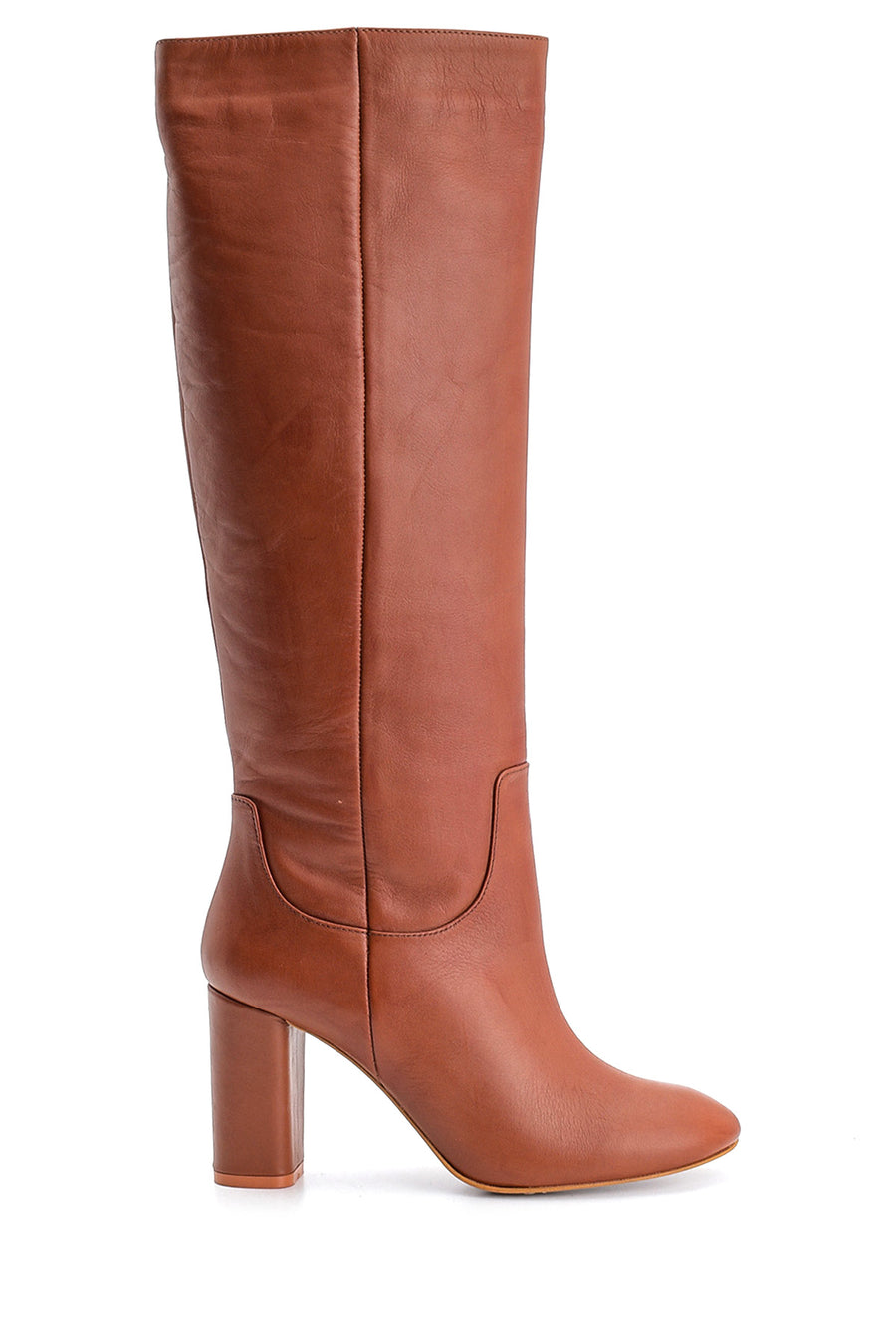 Women's Heeled Leather Boots 19WFD242118 | Derimod