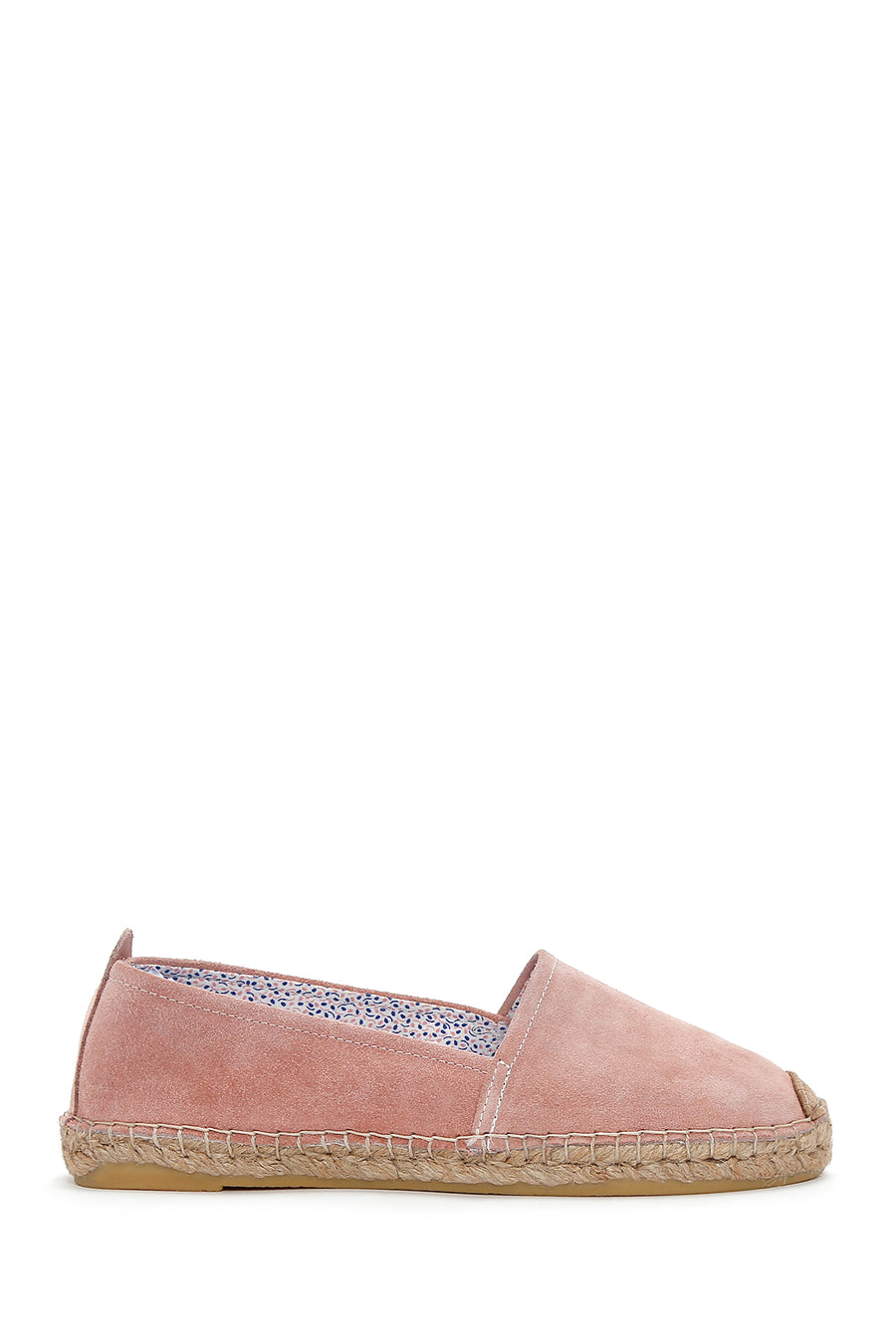 Kadın Pudra  Süet Deri Espadril 23SFD205510 | Derimod