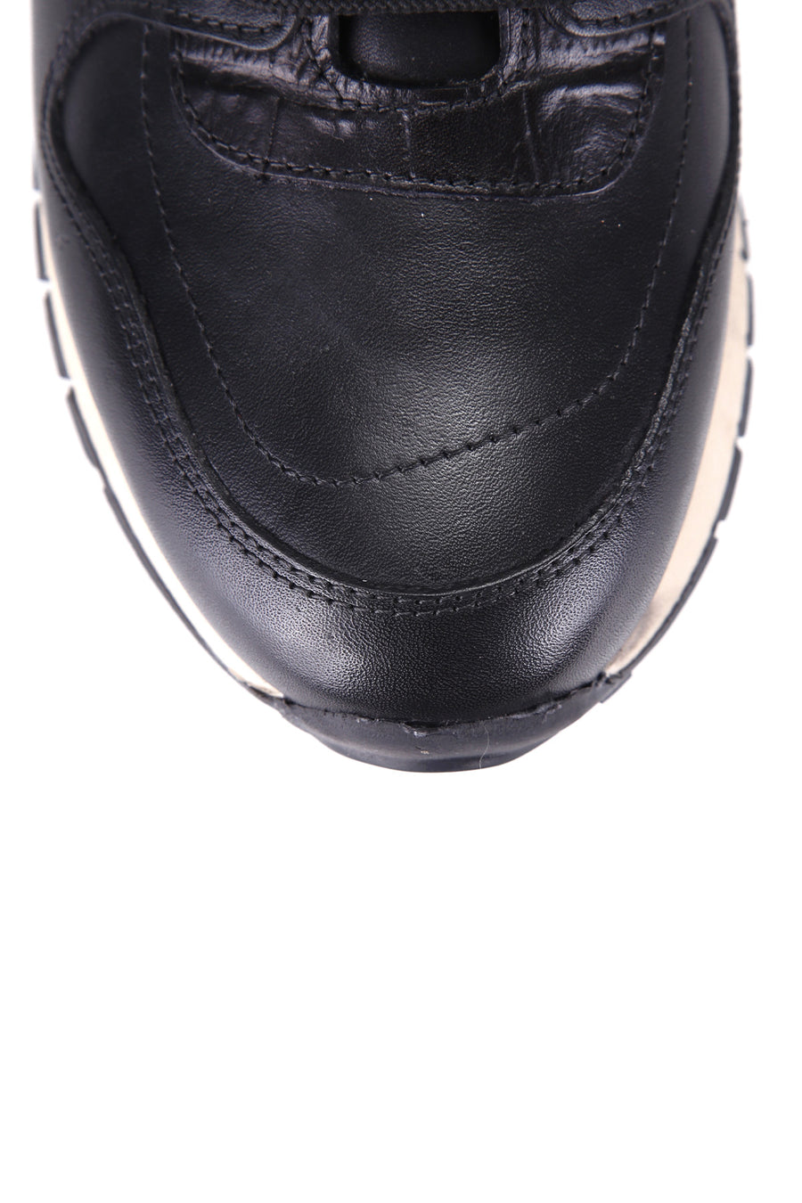 Crocodile Patterned Men's Leather Sneaker