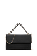 Women's Black Long Chain Strap Clutch Bag | Derimod