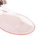 Kadın Pembe Jelly Şeffaf Taşlı Parmak Arası Sandalet | Derimod