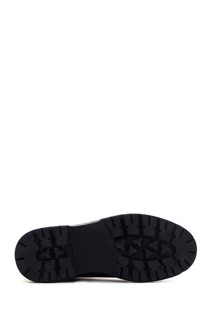 Men's Black Zippered Leather Casual Boots