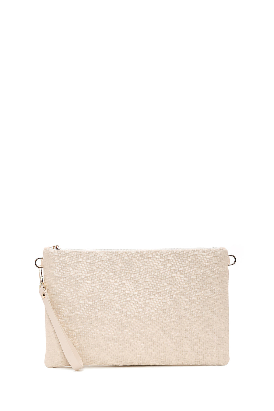 Women's Cream Long Chain Strap Clutch Bag 25SBD220029 | Derimod