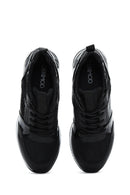 Women's Black Thick Soled Sneaker | Derimod