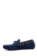 Erkek Lacivert Süet Deri Casual Loafer | Derimod