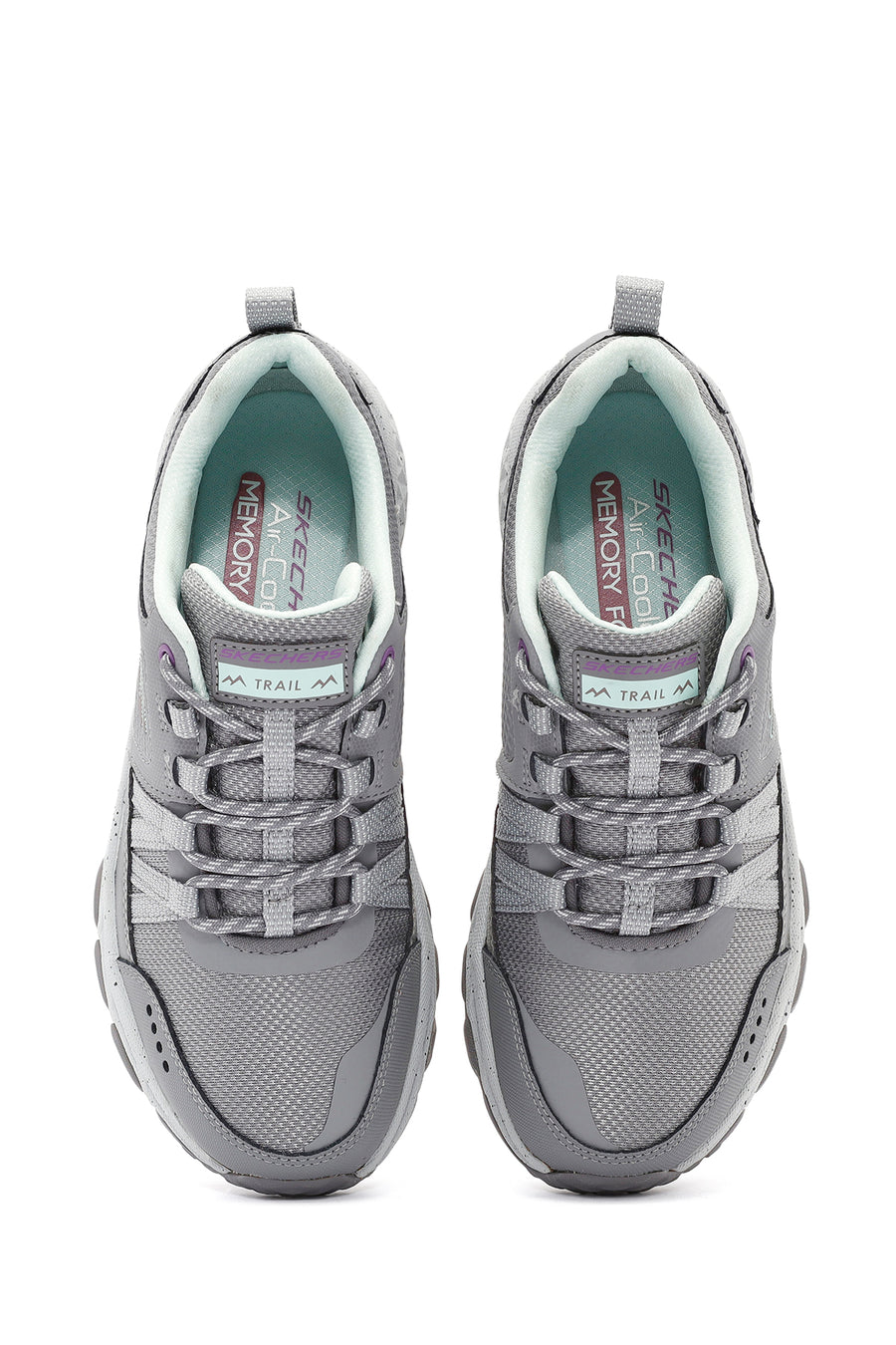 Skechers Kadın Gri Escape Plan Bağcıklı Sneaker