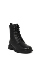 Women's Black Zippered Boots | Derimod