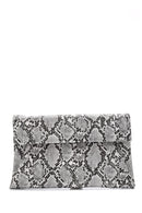 Women's Crocodile Patterned Clutch Bag | Derimod