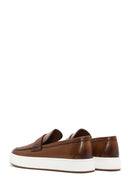 Men's Tan Leather Loafer | Derimod