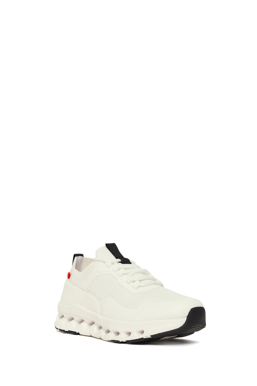 Derimod Zero Woman White Thick-Soled Lace-Up Fabric Sneaker