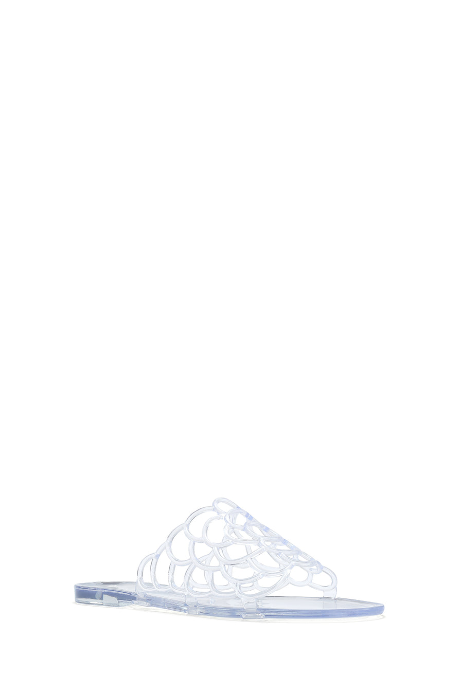 Women's Transparent Patterned Jelly Slippers