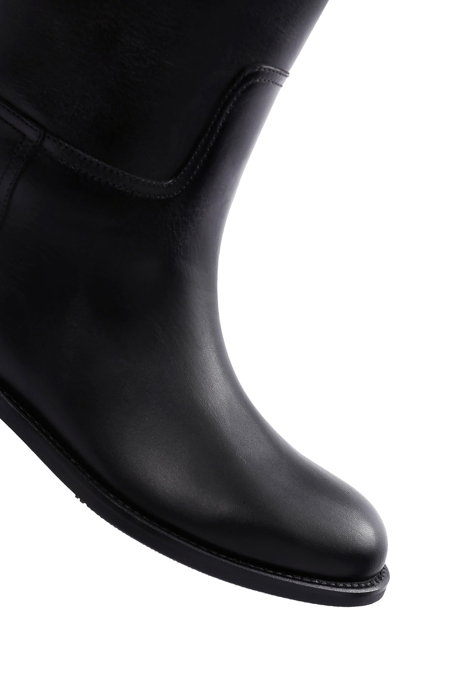 Women's Black Leather Boots