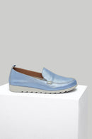 Blue Women's Leather Shoes | Derimod