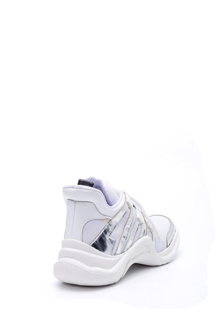 Kadın Gümüş Detaylı Sneaker
