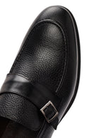 Men's Black Leather Casual Loafer | Derimod