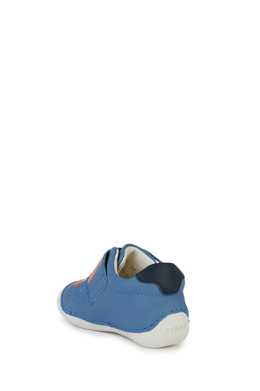 Geox Erkek Bebek Mavi Tutim Bantlı Süet Sneaker
