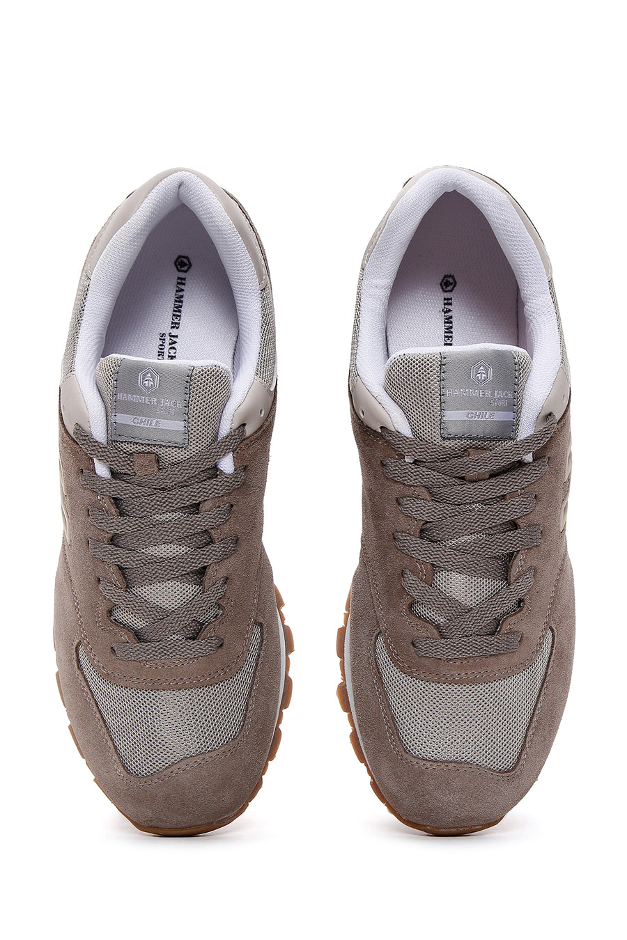 Hammer Jack Men's Brown Suede Leather Chile M Sneaker