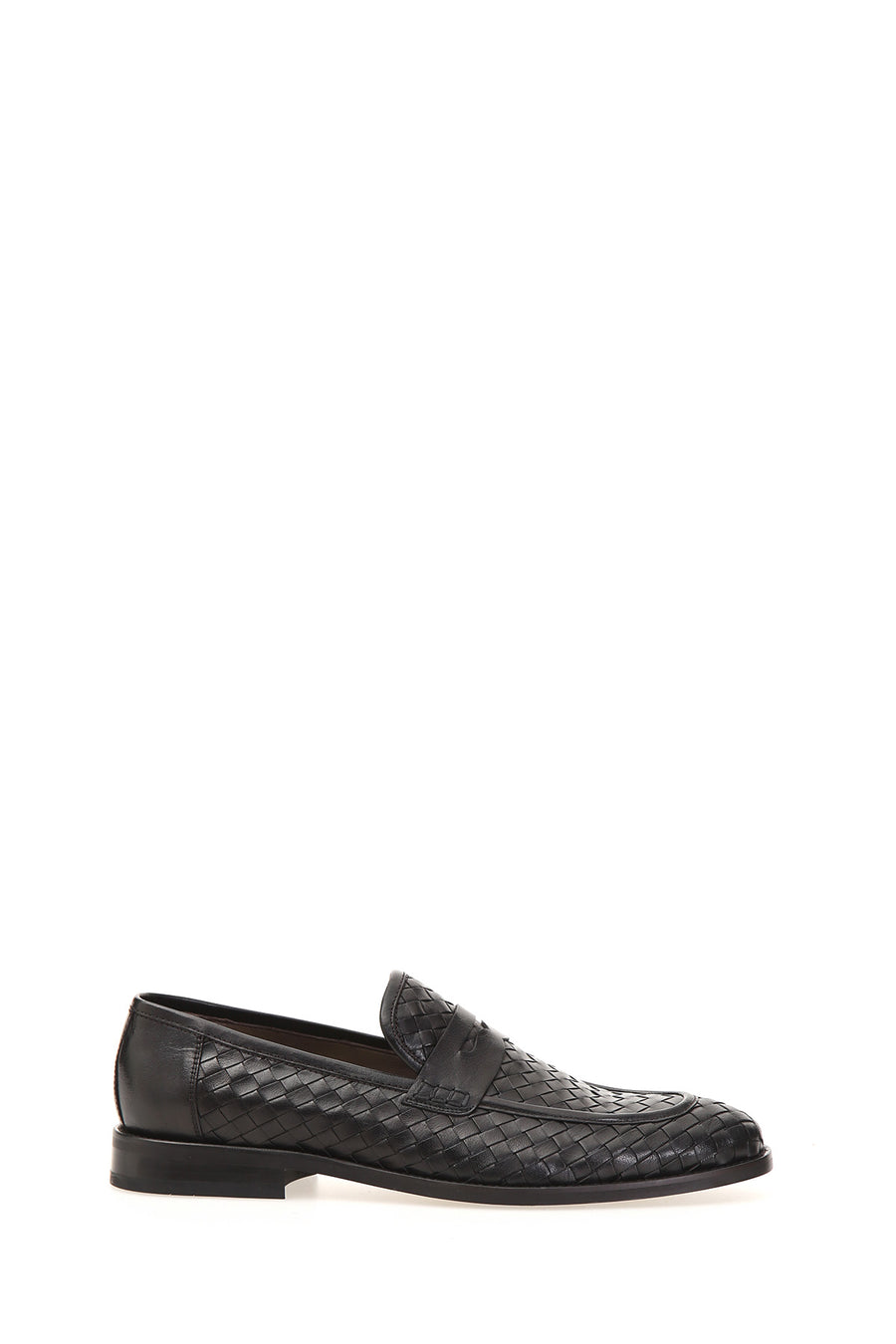 Braided Men's Leather Loafer