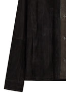 Olise Male Black Suede Jacket | Derimod