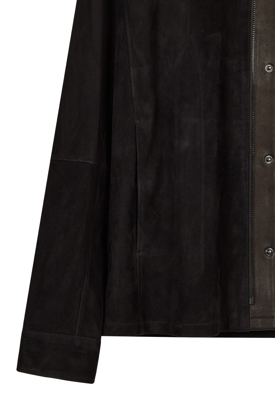 Olise Male Black Suede Jacket