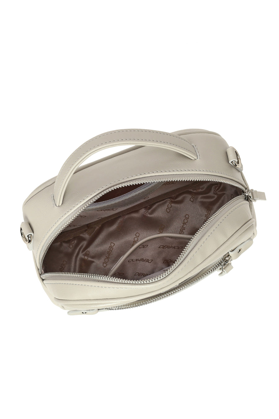 Women's Light Grey Long Strap Shoulder Bag