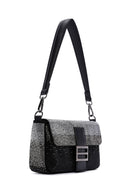 Women's Black Stone Handbag | Derimod