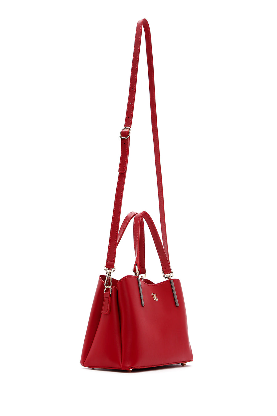 Women's Red Long Strap Shoulder Bag