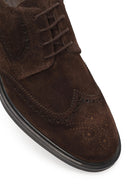 Male Brown Lace-Up Suede Casual Shoes | Derimod