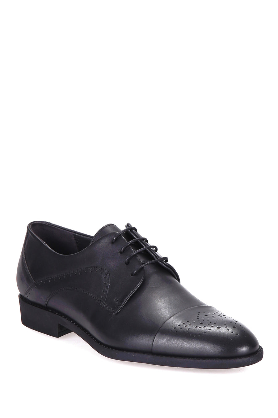 Rubber Sole Men's Leather Shoes
