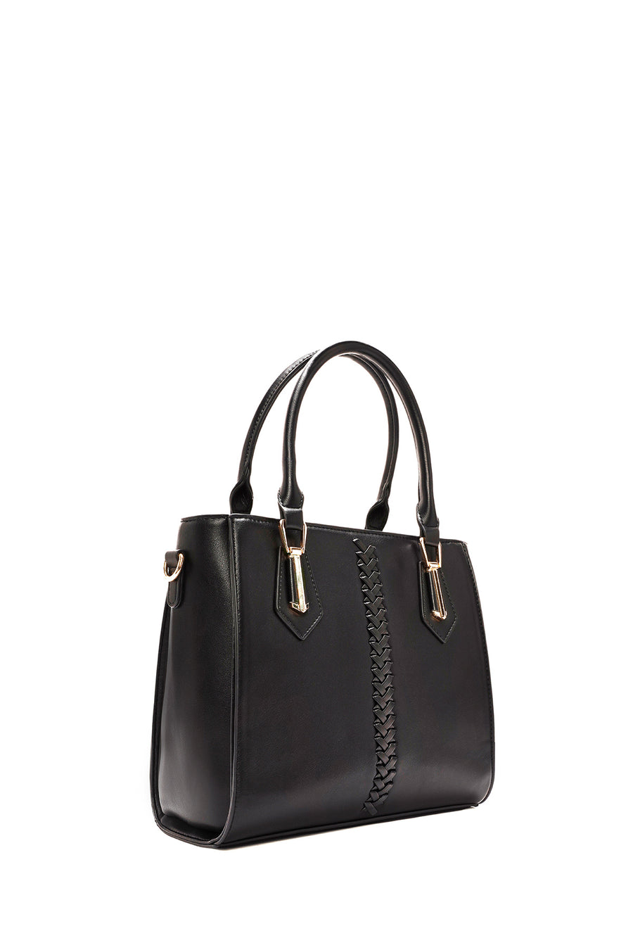 Women's Black Long Strap Shoulder Bag