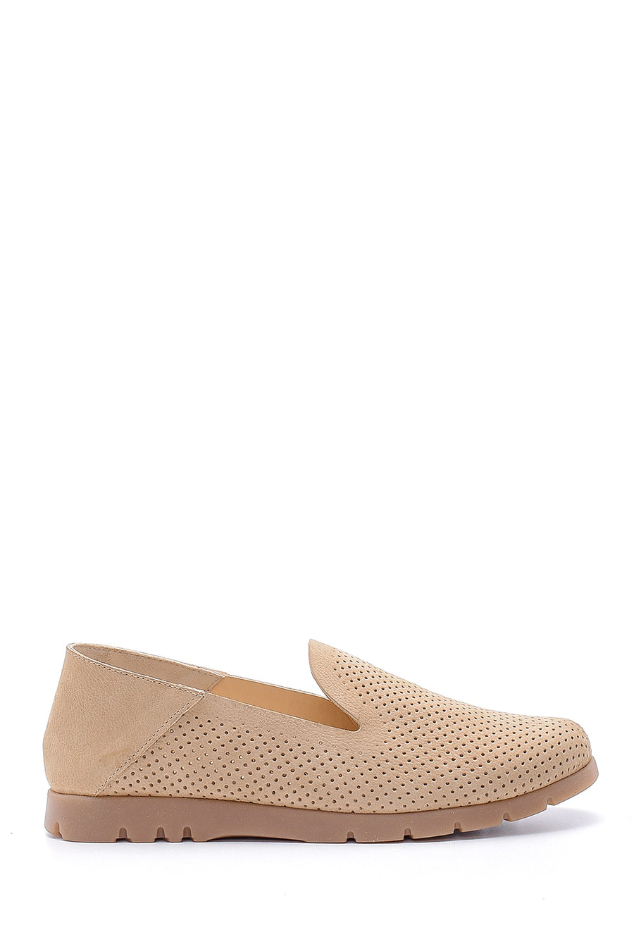 Kadın Nubuk Deri Loafer 20SFD2823V3 | Derimod