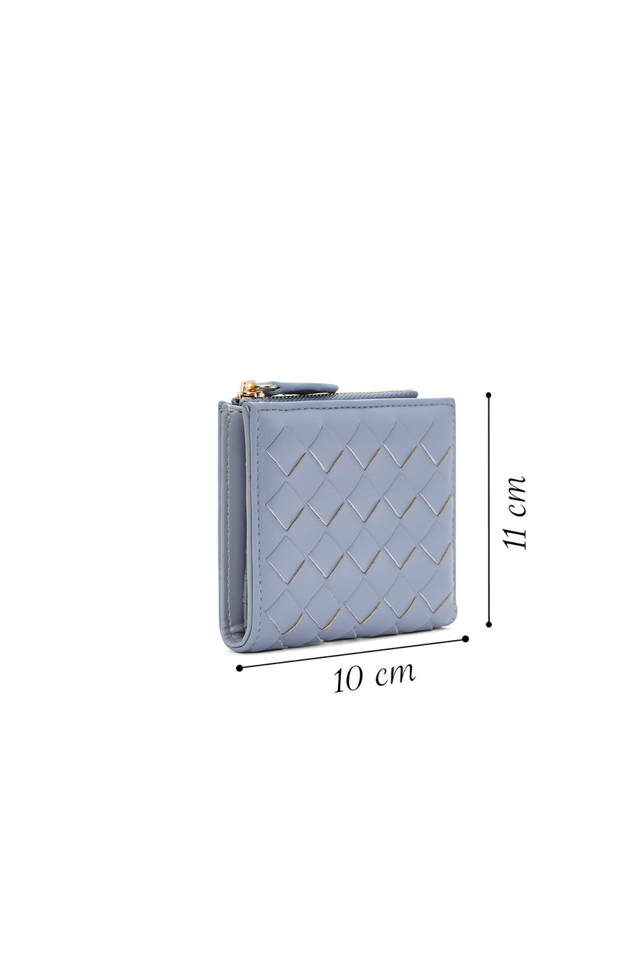 Women's Light Blue Knitted Wallet