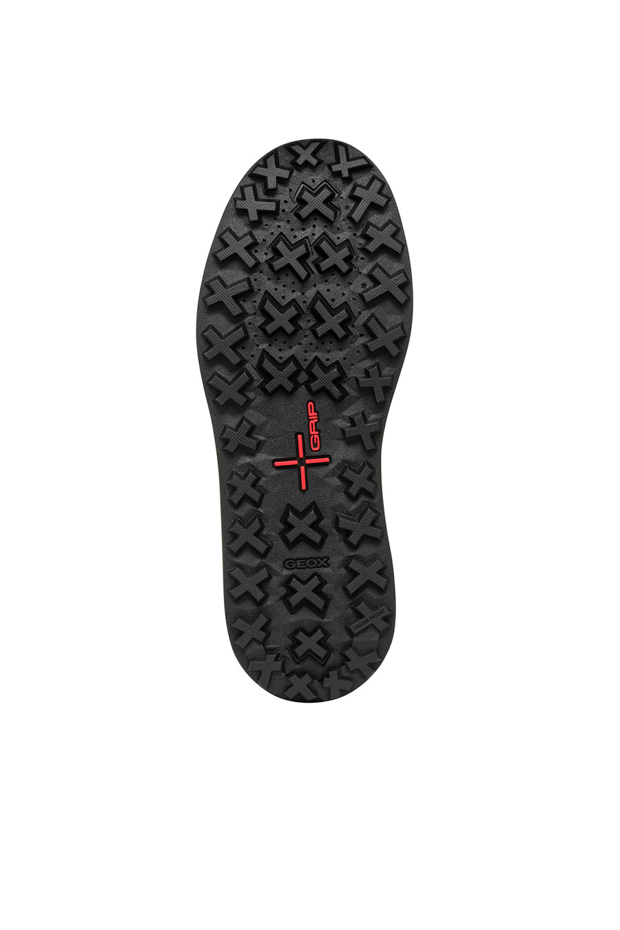 Geox Erkek Siyah Granito + Grip Abx Bağcıklı Waterproof Deri Casual Bot