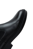 Women's Black Leather Chelsea Classic Boots | Derimod