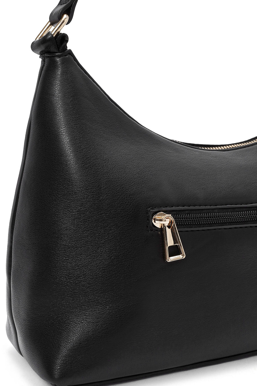Women's Black Long Strap Shoulder Bag