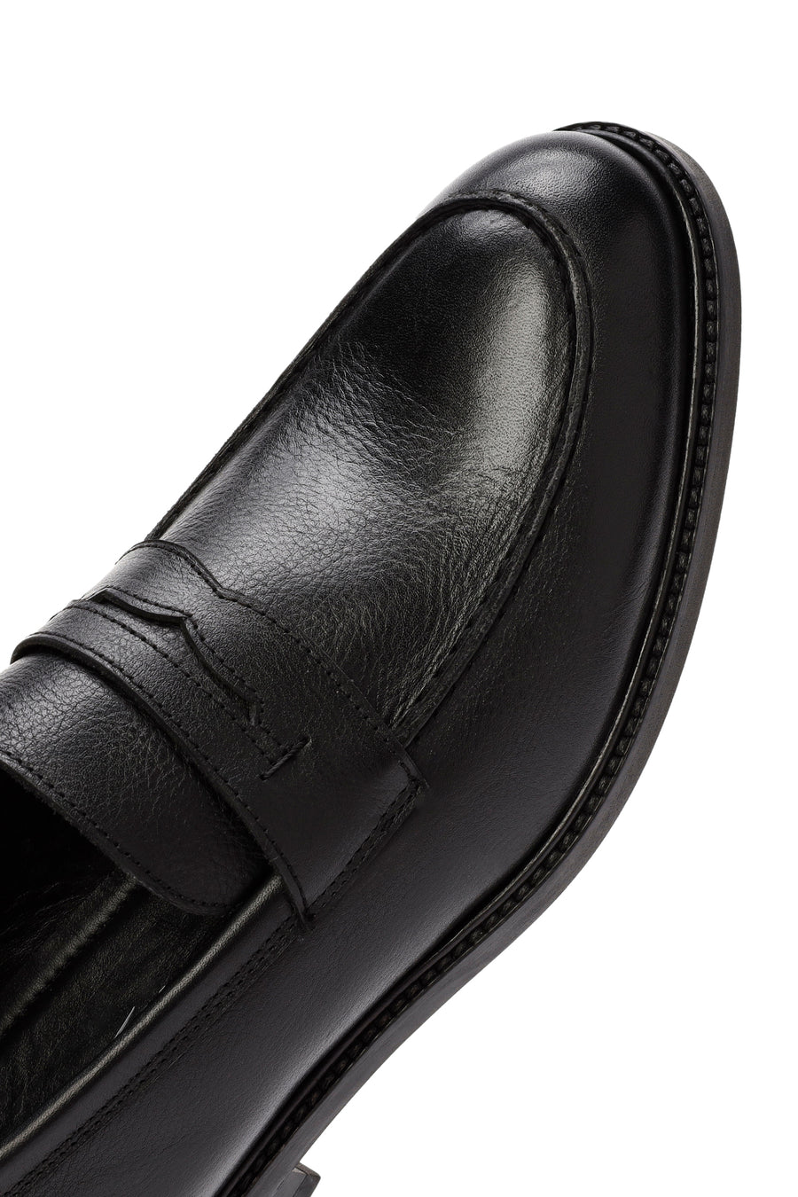 Men's Black Leather Classic Loafer