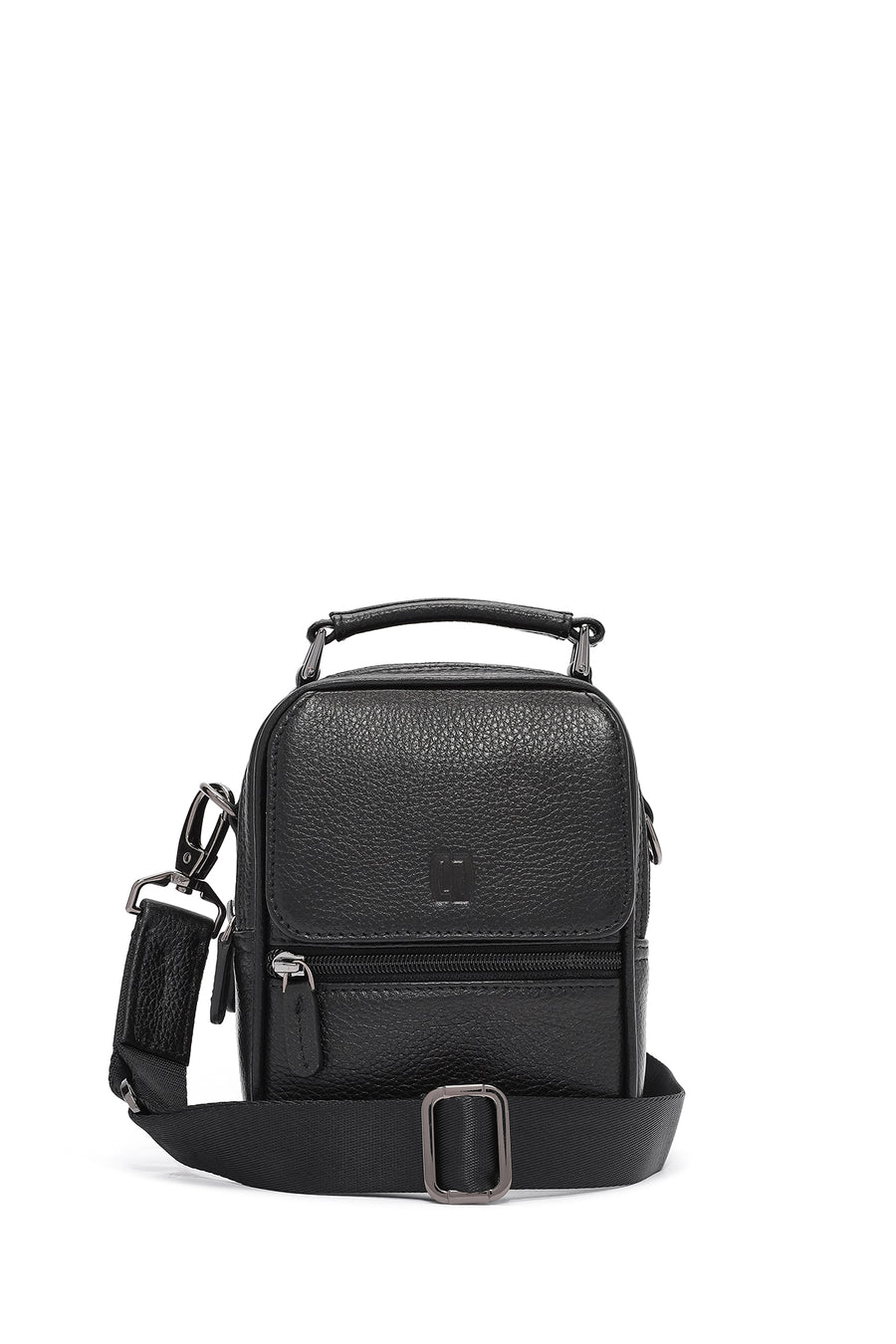 Men's Black Leather Handbag 24WBD3404FT | Derimod