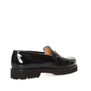 Black Patent Leather Women's Leather Shoes | Derimod