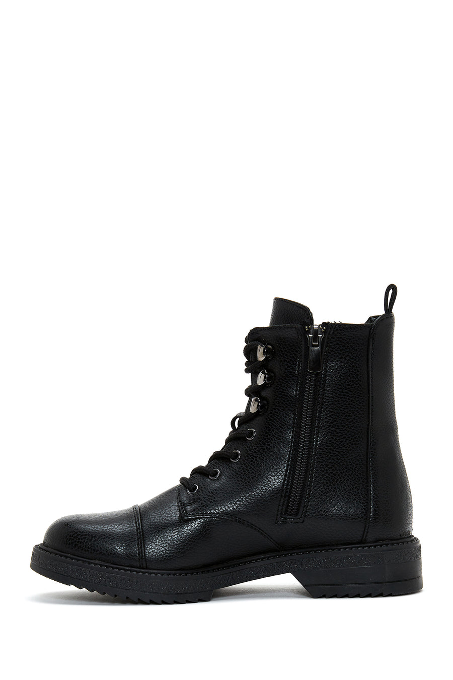 Women's Black Zippered Boots