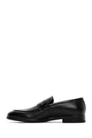 Men's Black Leather Classic Loafer | Derimod