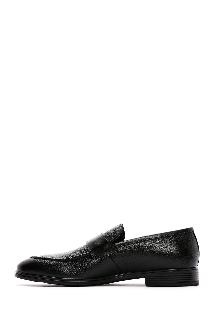 Men's Black Leather Classic Loafer