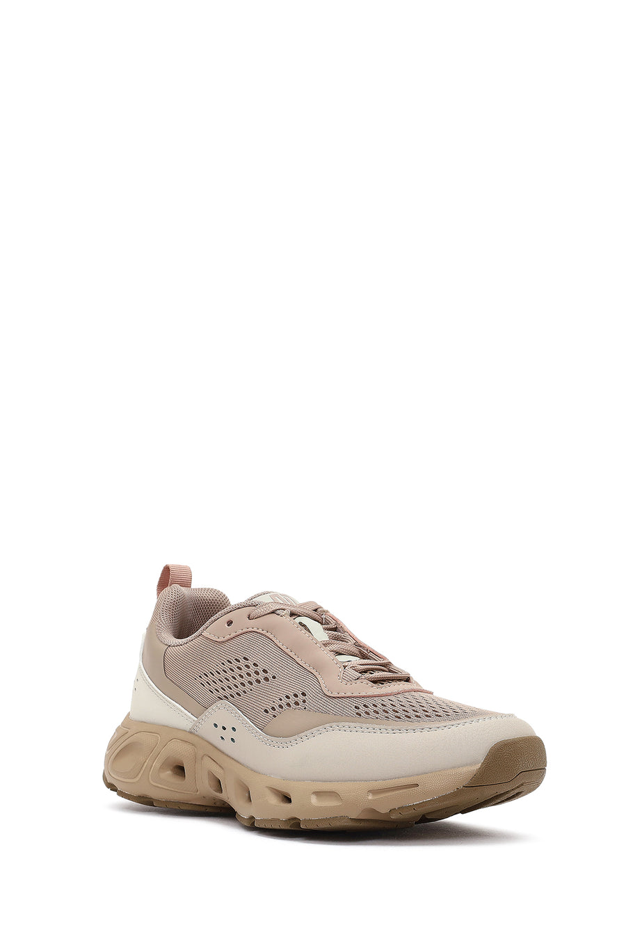 Derimod Studio Women's Beige Lace-Up Thick-Soled Sneaker