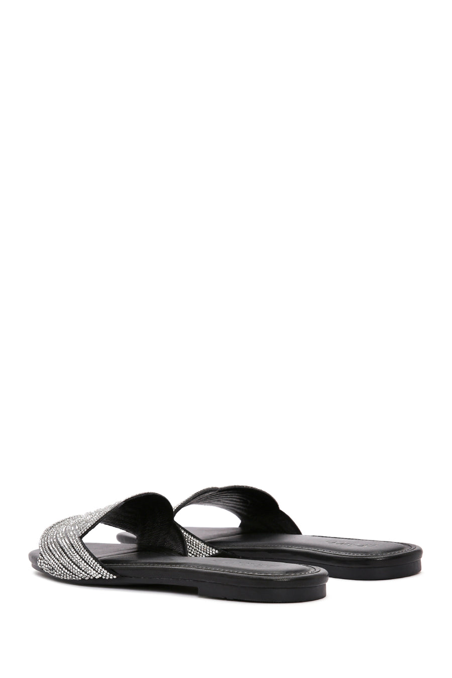 Women's Black Stone Slippers