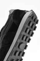 Men's Black Lace-up Leather Sneaker | Derimod