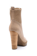 Women's Leather Heeled Boots | Derimod