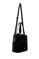 Women's Black Suede Shoulder Bag | Derimod