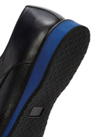 Men's Navy Blue Lace-up Leather Casual Shoes | Derimod