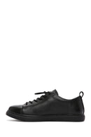 Men's Black Lace-up Leather Sneaker | Derimod