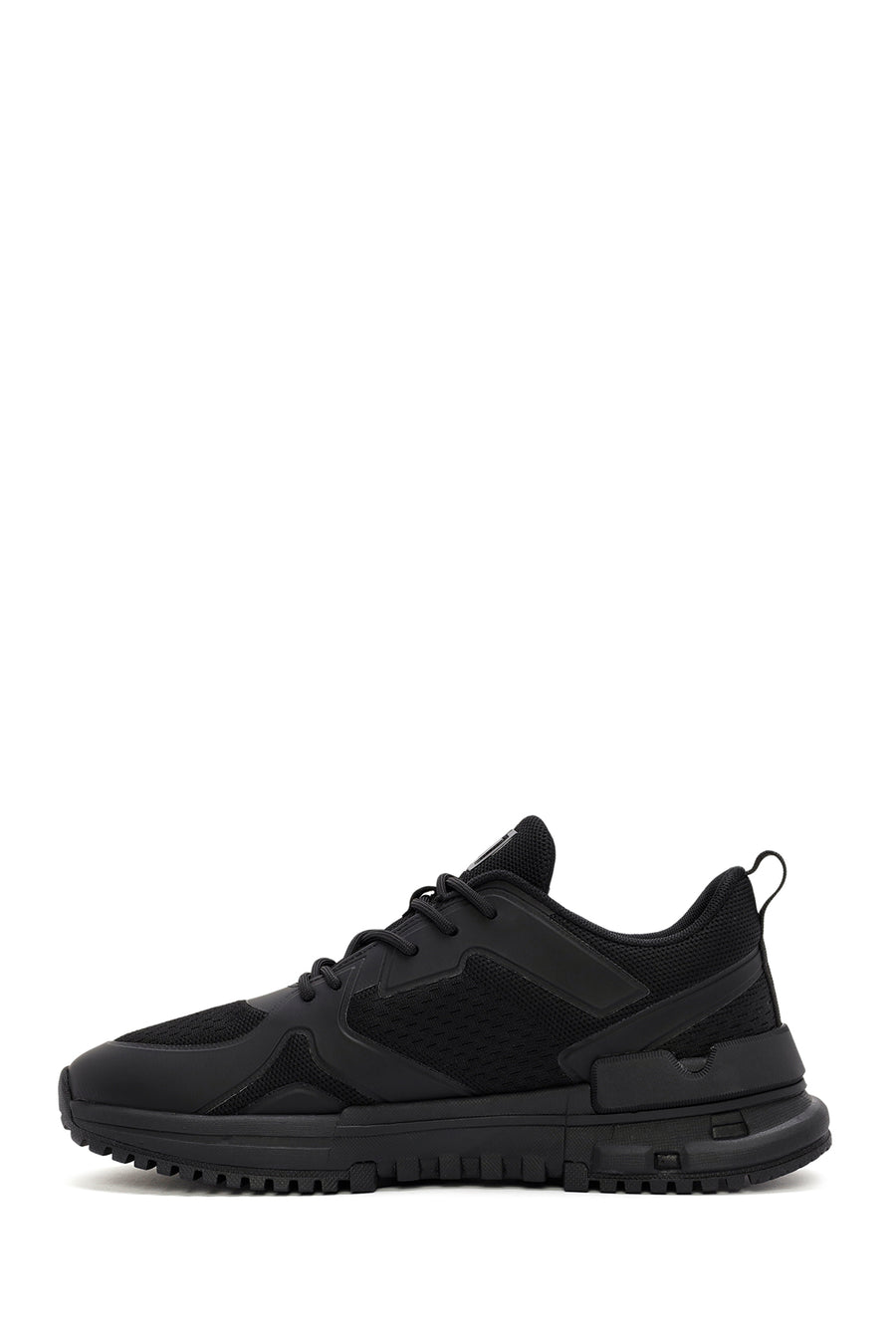 Derimod Zero Men's Black Lace Up Fabric Sneaker