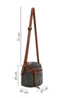 Women's Khaki Long Strap Crossbody Bag | Derimod